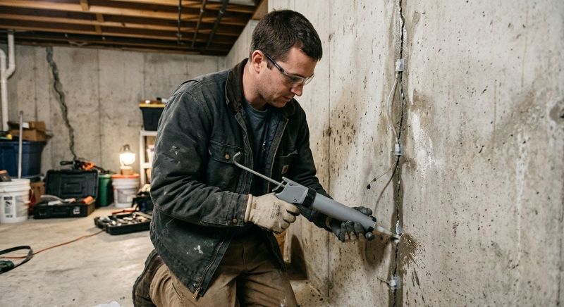Basement Crack Repair in Skagit County, WA