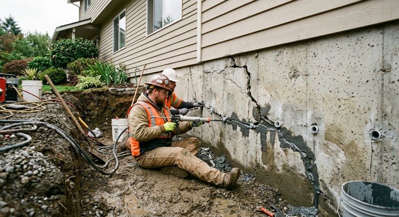 Basement Foundation Repair in Skagit County, WA