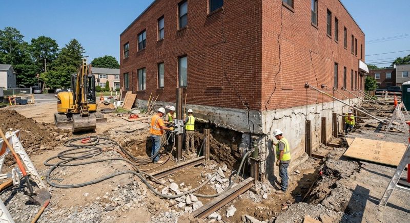 Building Foundation Repair in Arlington, WA