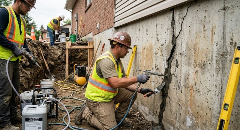 Cracked Foundation Repair in Arlington, WA