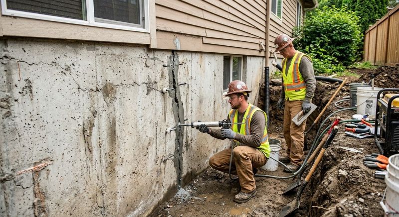 Cracked Foundation Repair in Arlington, WA