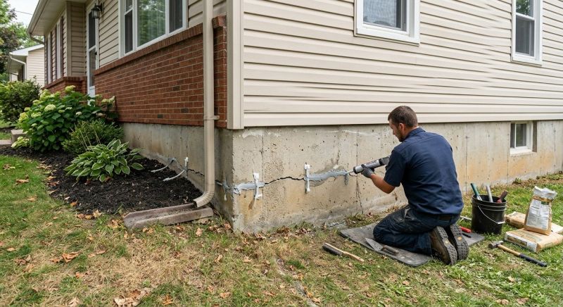 Cracked Foundation Repair in Oak Harbor, WA