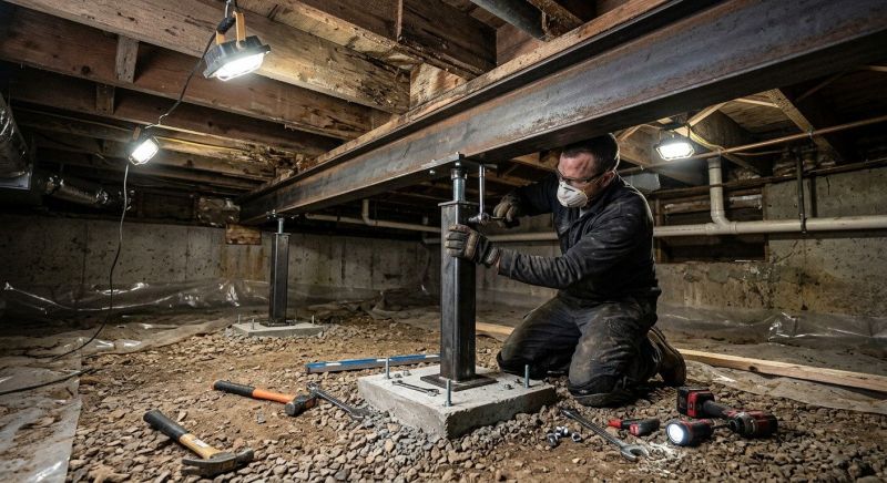 Crawlspace Structural Repair in Skagit County, WA