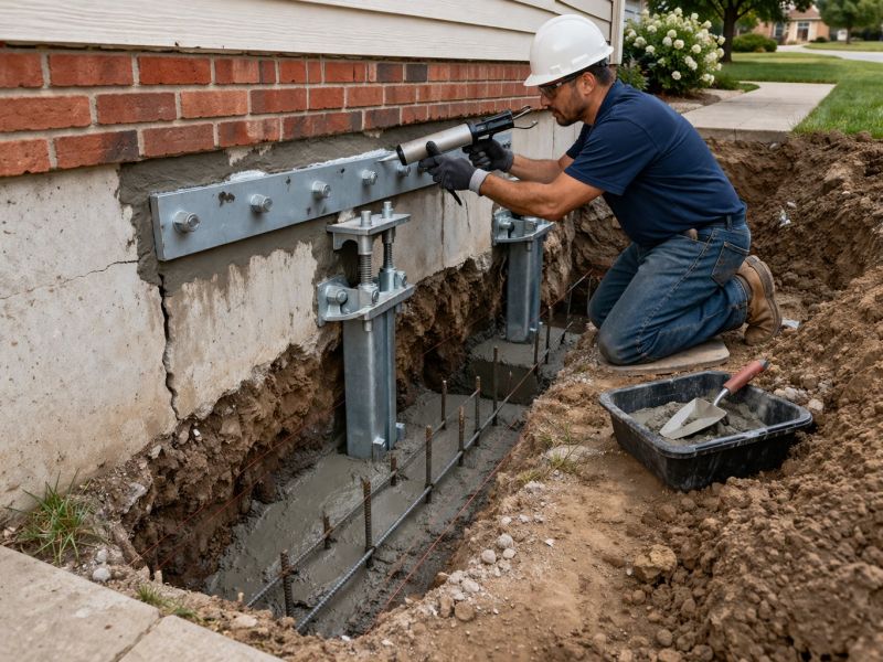 Exterior Foundation Repair in Skagit County, WA