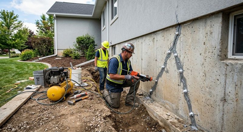 Foundation Crack Repair in Oak Harbor, WA