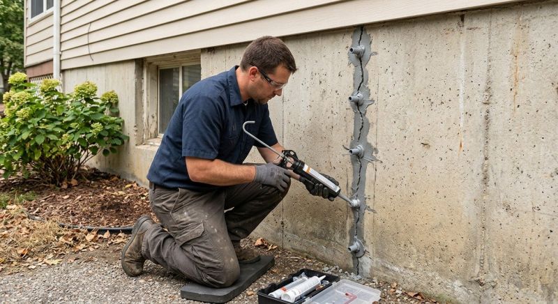 Foundation Crack Sealing in Skagit County, WA