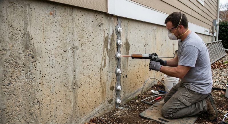 Foundation Crack Sealing in Skagit County, WA