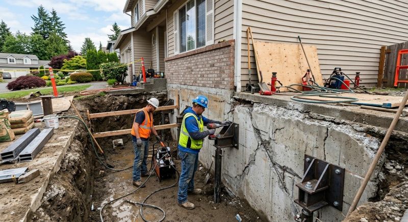 Foundation Damage Repair in Oak Harbor, WA