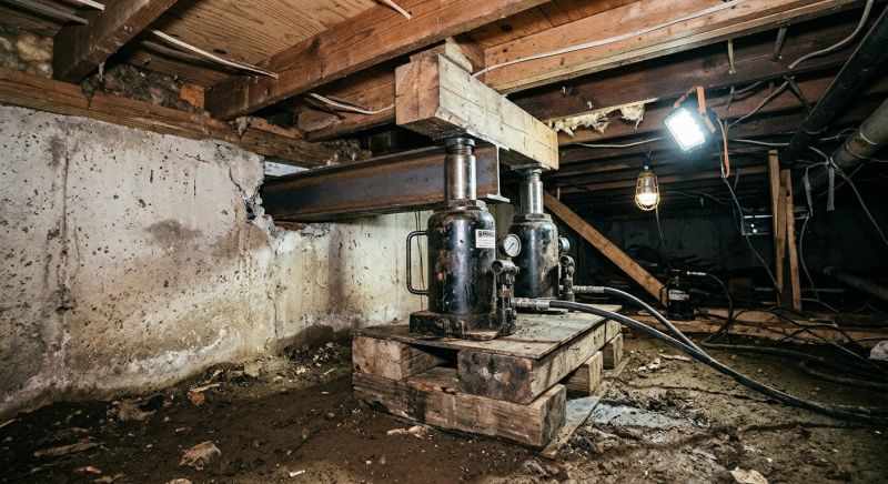 Foundation Jacking in Stanwood, WA