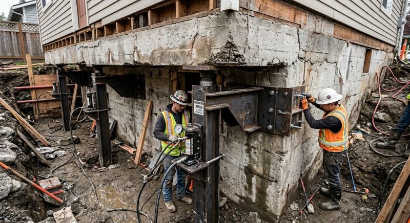 Foundation Lifting in Anacortes, WA