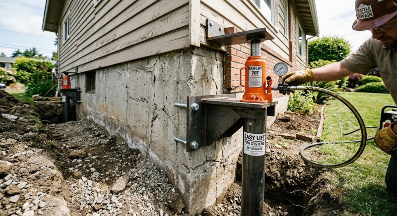 Foundation Lifting in Skagit County, WA