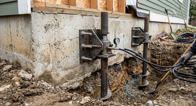 Foundation Pier Leveling in Skagit County, WA