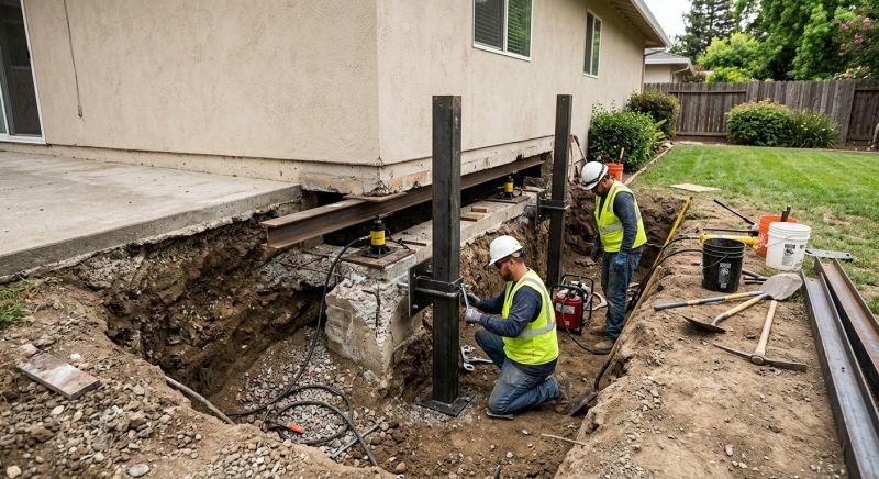 Foundation Pier Repair in Skagit County, WA