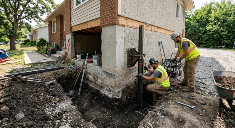 Foundation Pier Repair in Skagit County, WA