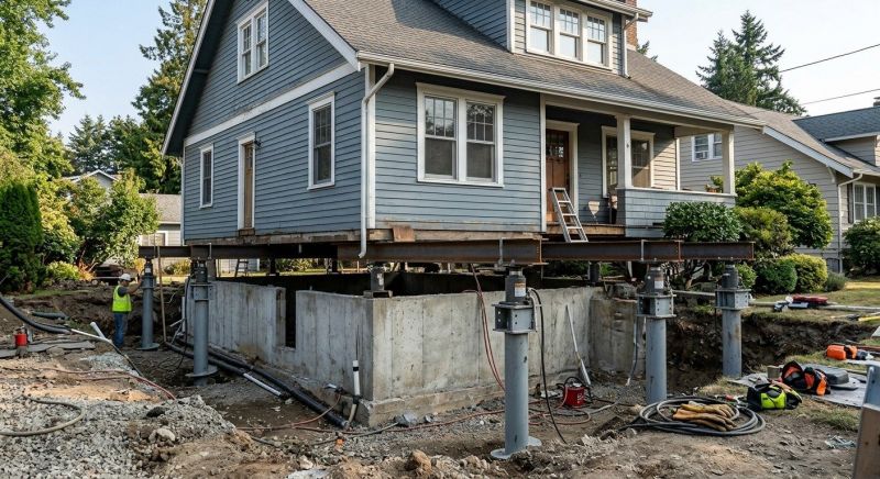 Foundation Raising in Oak Harbor, WA