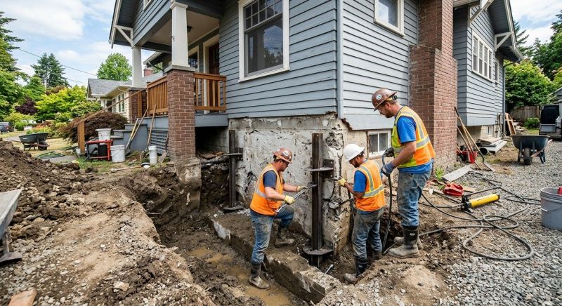 Foundation Stabilizing in Arlington, WA