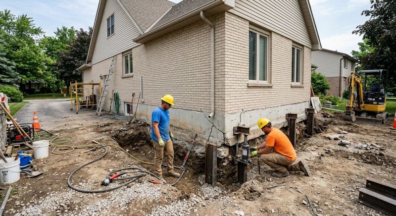 Helical Piers Installation in Skagit County, WA