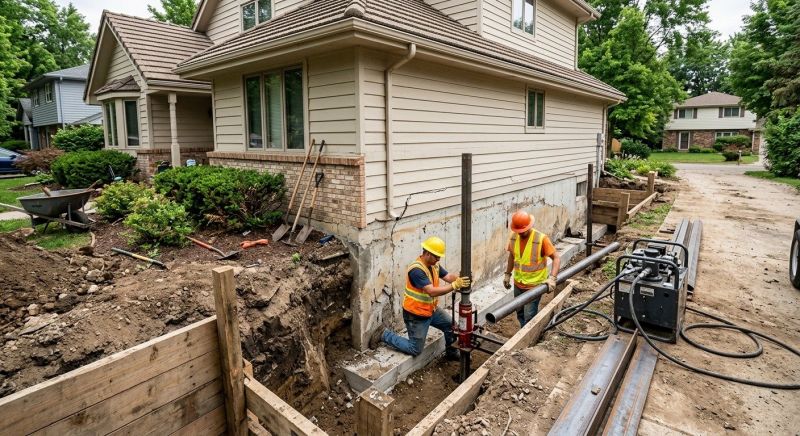 House Foundation Repair in Burlington, WA
