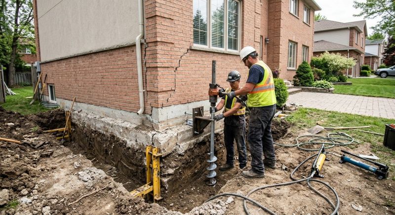 Sinking Foundation Repair in Island County, WA