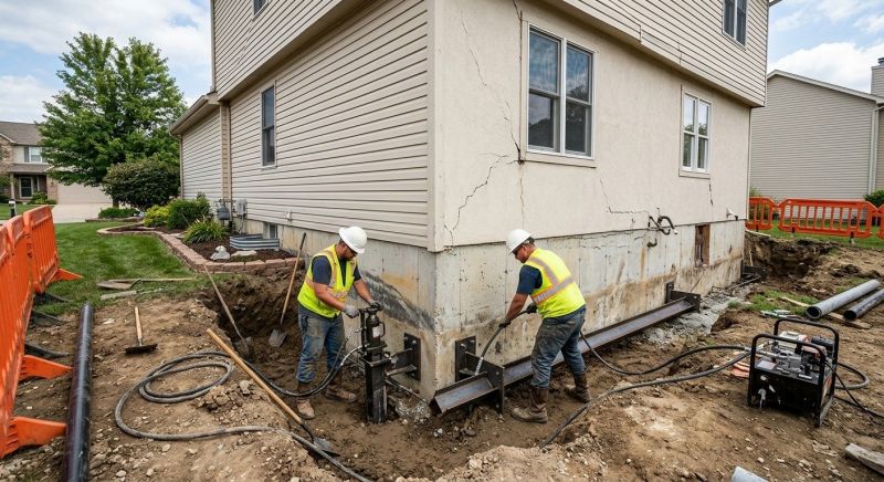 Sinking Foundation Repair in Mount Vernon, WA