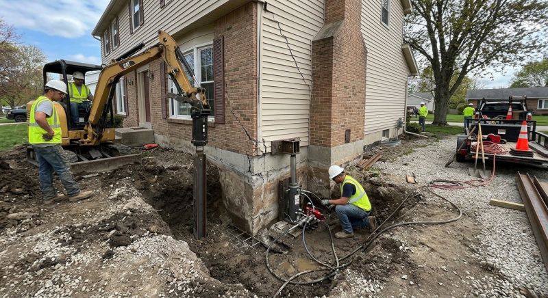 Sinking Foundation Repair in Stanwood, WA