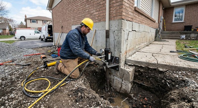 Sinking Foundation Repair in Stanwood, WA